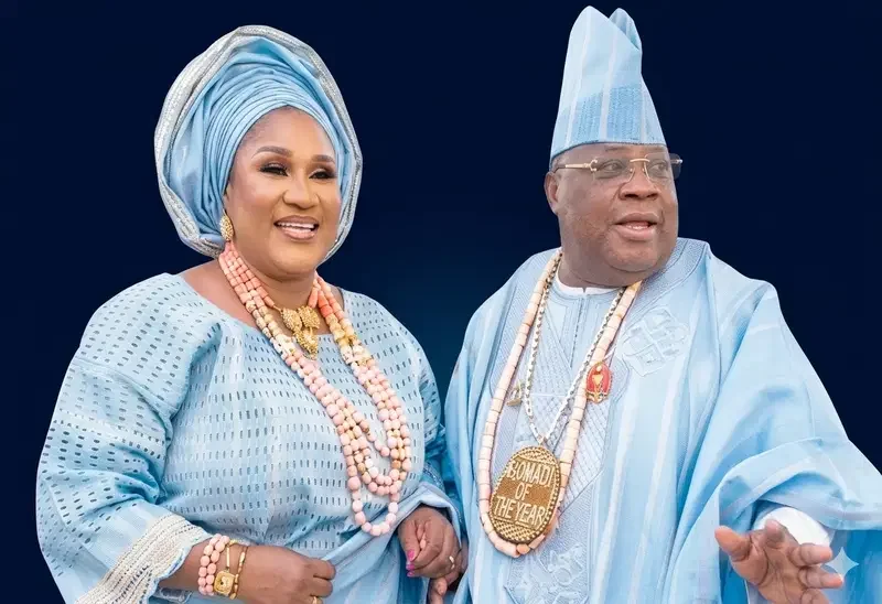 ‘He danced from morning to morning at our wedding’ — Governor Adeleke’s wife on husband’s famous moves