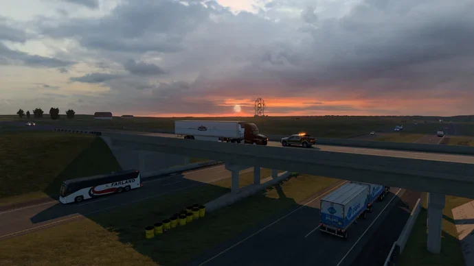 American Truck Simulator trundles off to a land of enchanted highways and giant bovines with a freshly announced North Dakota expansion