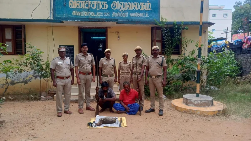 Forest officials arrest two persons for poaching