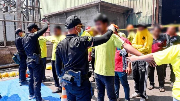 LOOK: Law enforcers raid Davao City plant with substandard steel