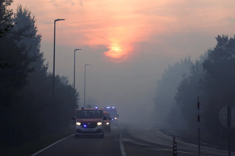Belgium’s biggest wildfire on record heads towards Germany