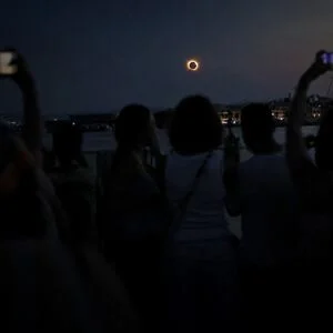 ‘This is crazy’: Total solar eclipse enthrals Europe