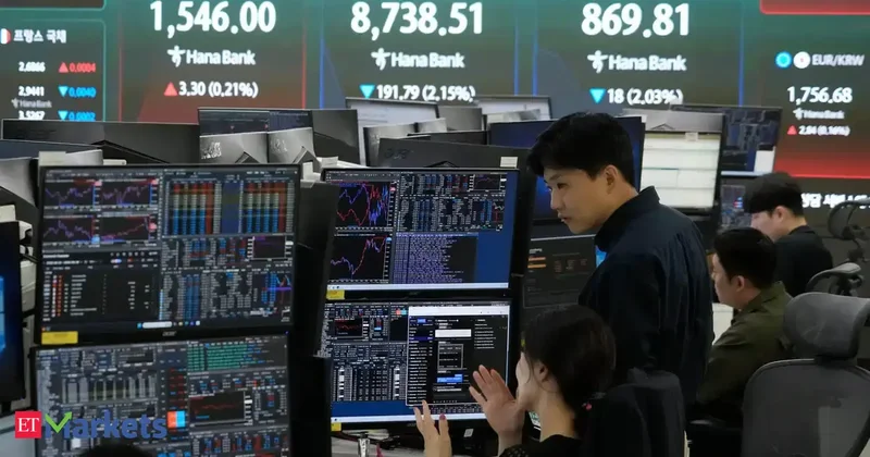 Global Market Today: Asian stocks follow Wall Street lower, dollar slips