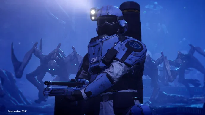 You can hug the Super Earth grunts in Helldivers 2's Devoid of Liberty update, which revamps NPC troops and adds new Illuminate enemies