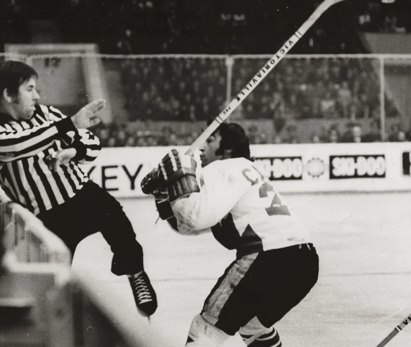 Referee Josef Kompalla was dubbed the villain of hockey’s 1972 Summit Series