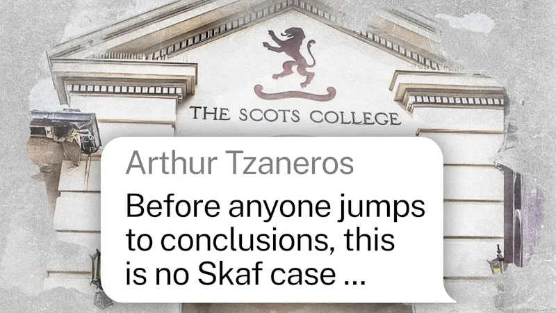 Text messages emerge in Scots College rape case amid calls for principal’s resignation