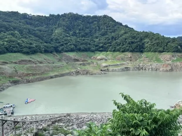 Angat Dam water level rises due to rains, but remains below normal