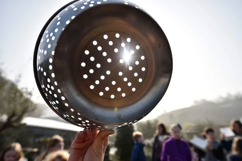 Colander sales ‘surge’ as Britons get ready for best solar eclipse in decades
