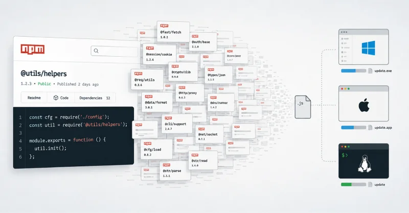 Nearly 800 Malicious npm Packages Deliver Cross-Platform RAT and Infostealer