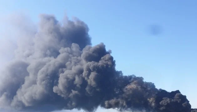 Russian drone strikes railway infrastructure in Poltava region