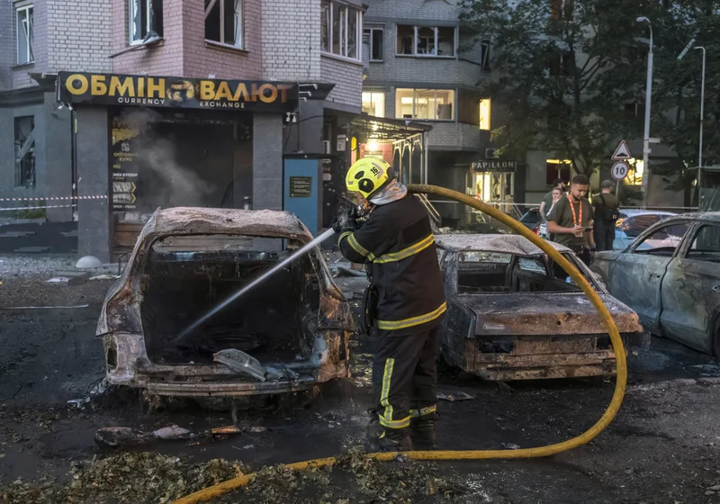 Russia launches massive missile and drone attack on Kyiv, 9 dead
