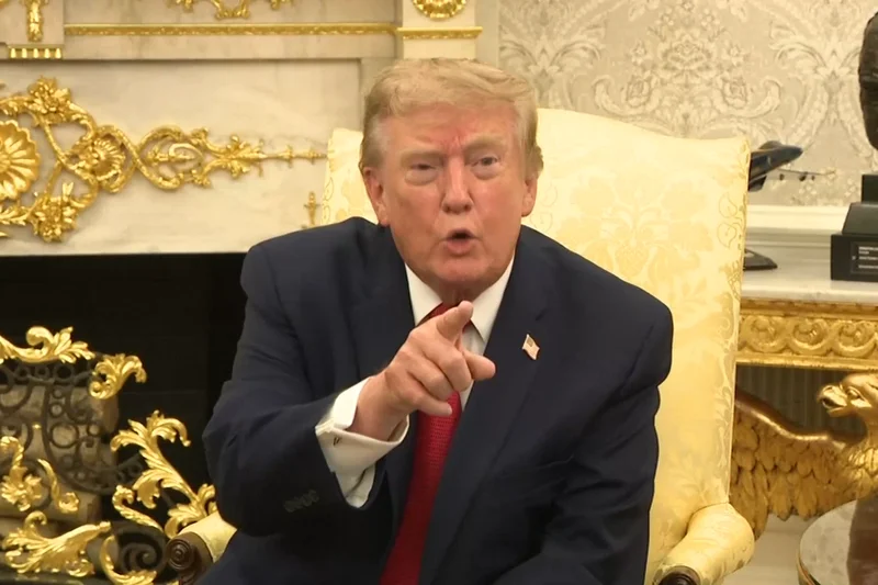 Trump tells CNN reporter to ‘be quiet’ in tense Oval Office clash