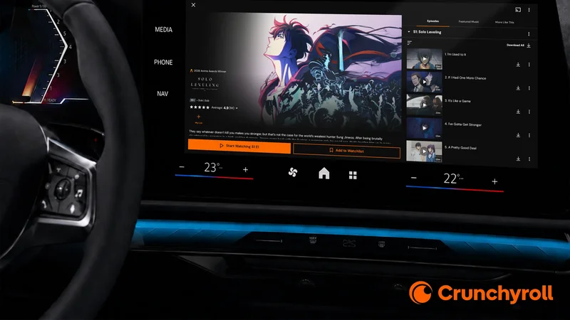 Exclusive: New Crunchyroll Collab Brings Anime Streaming to Cars