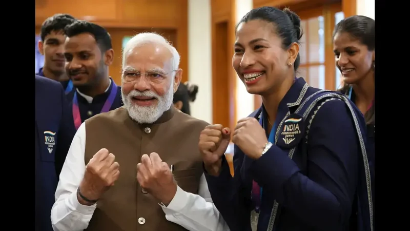 ‘That was not ordinary’: Modi praises Lovlina for objecting to distorted India map