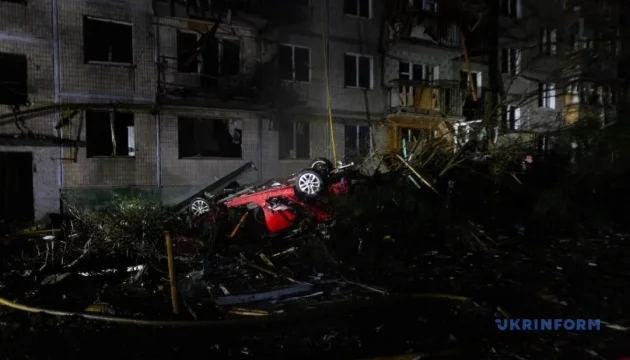 Nine killed, 23 injured in overnight missile attack on Kyiv