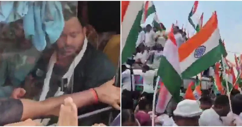 Tejashwi Yadav detained in protests against police firing AK-47 during youth demonstrations