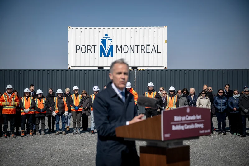 Montreal port expansion construction progresses as part of federal ‘nation-building’ projects
