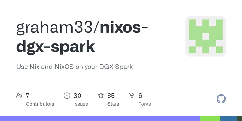 Show HN: NixOS-DGX-Spark – Nix and NixOS on the DGX Spark