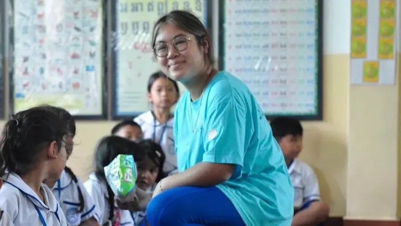 She once struggled with school but is now a recipient of Singapore's highest youth development award