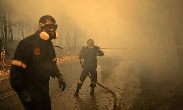 Holidaymakers stay away from campsites as 'unprecedented' wildfires ravage France - while thousands of homes are evacuated in Greece