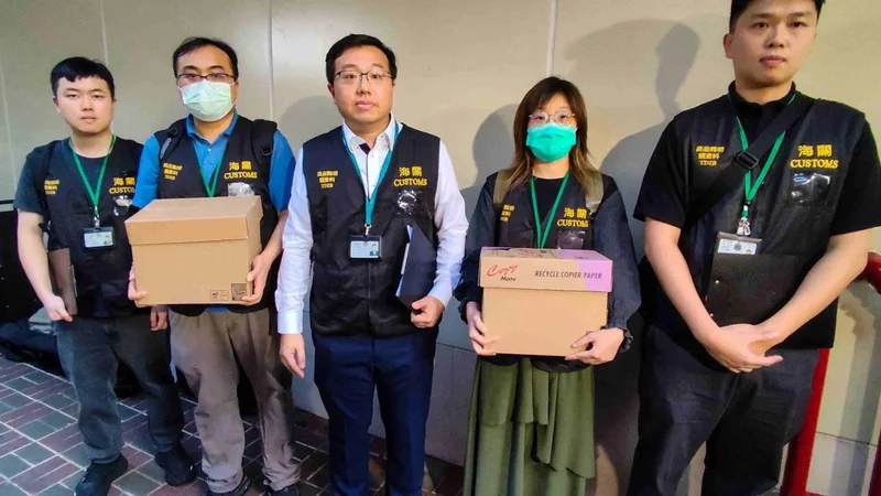Hong Kong customs raids office in Opatra London probe after 6 complaints