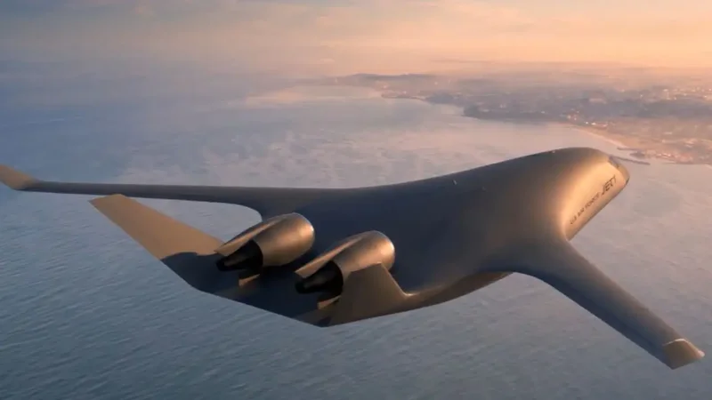 California startup's $3 billion 'manta ray' jet promises 50% lower fuel use