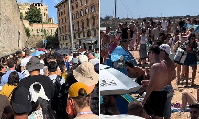Europe's tourist invasion: Unbearable crowds descend on holiday hotspots as experts warn countries can't cope with mass influx