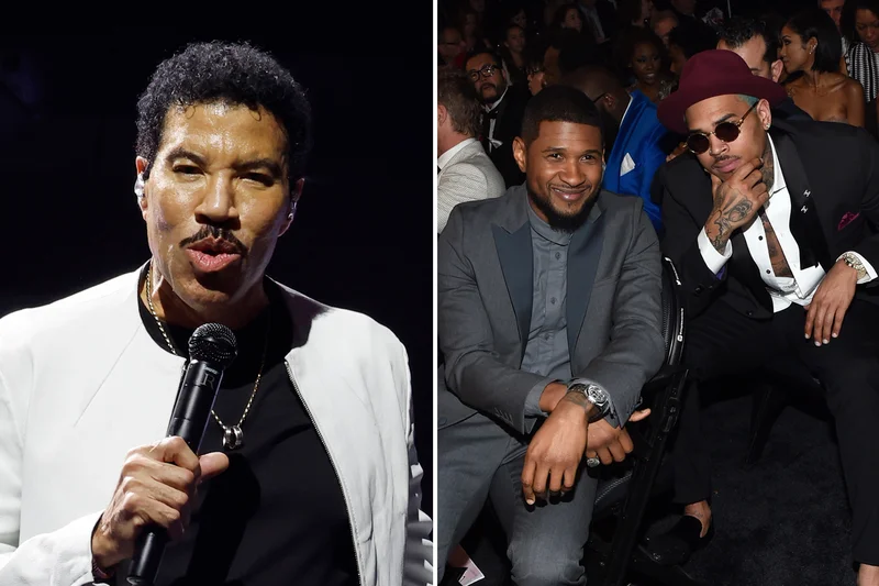 Lionel Richie swipes at Usher and Chris Brown in scathing concert rant: ‘We didn’t go to jail’