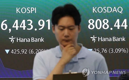 (LEAD) Seoul shares open sharply lower on U.S. tech sell-off