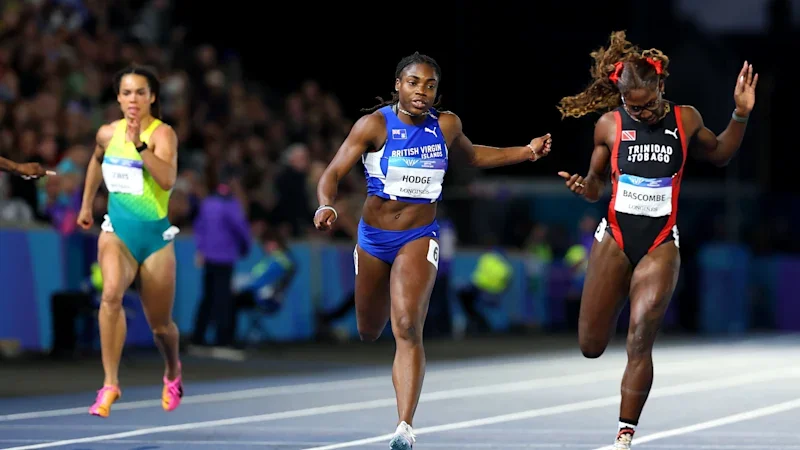 ‘Fill in the blank’: Why Australian sprint star had nothing to say about 200m gold medallist