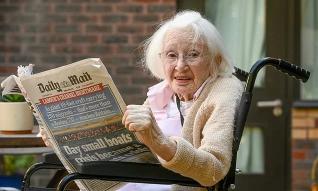 How to live to 110? Good food, fresh air... and the Daily Mail!  'Supercentenarian' Catherine shares the secrets of her longevity after latest milestone