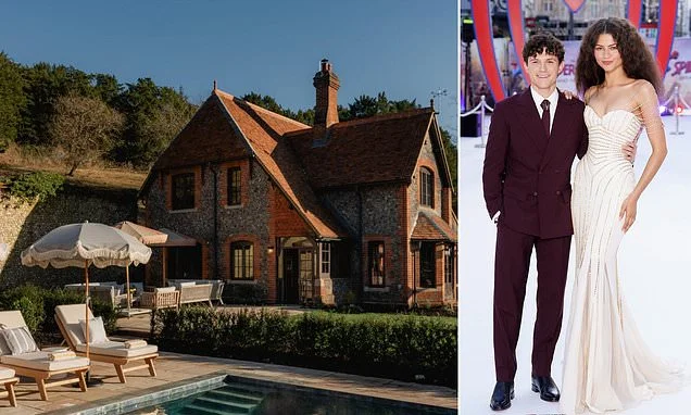 Is this the five-bed 'secret' retreat - boasting its own pool, terrace and 60 acres - that Tom Holland and Zendaya stayed in on the lavish Beaverbrook estate after tying the knot (again)?