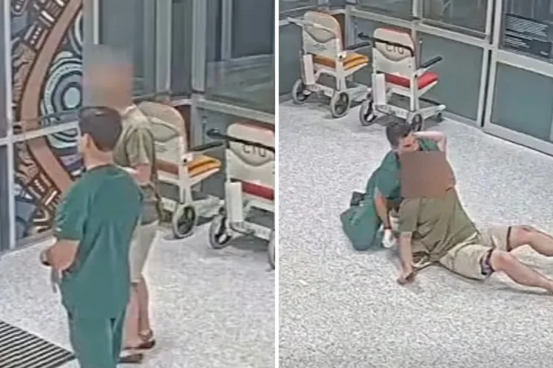 Hero nurse uses  jiu-jitsu skills to take down violent patient