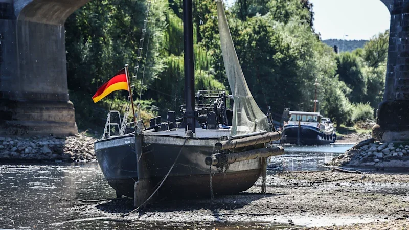 Germany’s Rhine River may ‘split in two’ as new heatwave roasts Europe