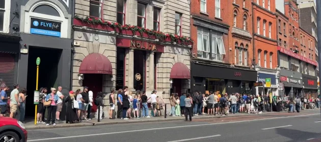 'I'm here nearly two hours': Hundreds queue for last chance to get sold-out eclipse glasses