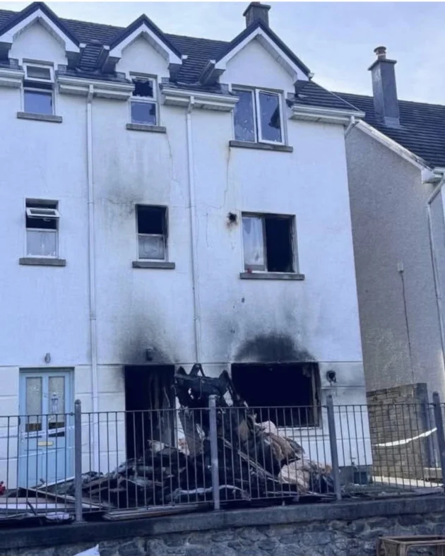 Two men use trampoline to help rescue teenage sisters from Galway house fire