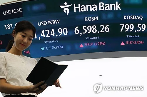 (LEAD) Seoul shares start sharply lower on tech losses amid Hormuz hopes