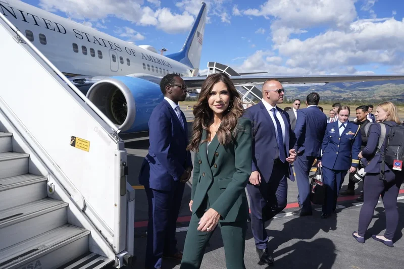 Noem spent $464M on 10 jets for deportations before she was fired. They are shuttling Trump officials around instead