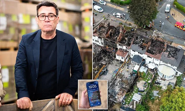'It was designed for terror attacks, not this': Andy Burnham accused of 'posturing' after BBQ phone alert chaos left 999 swamped and saw startled drivers swerve across motorways