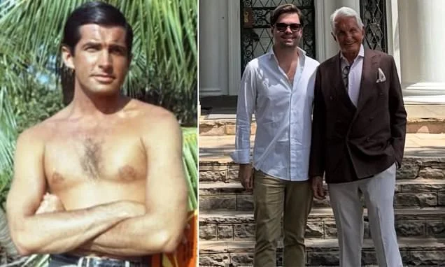 George Hamilton, 87, poses with lookalike son as he visits hometown Memphis after ringing in birthday