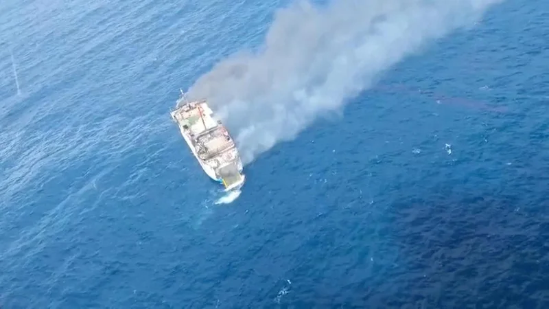 One dead, 172 rescued after Indonesian ferry from Bali catches fire