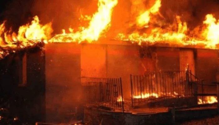 BREAKING: Federal Mortgage Bank Abuja is on fire