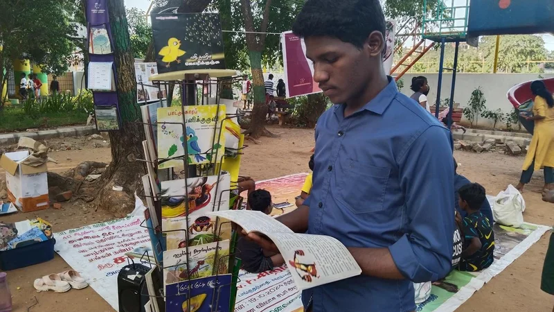 At Chennai’s Vyasarpadi, this reading circle makes books accessible