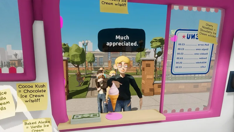 Mr Trippy, an "Ice Cream" (Read: Illegal Drugs) Truck Management Sim, Announced for PC