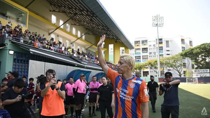 ‘Being a player is my passion’: Keisuke Honda targets Singapore Premier League title with FC Jurong