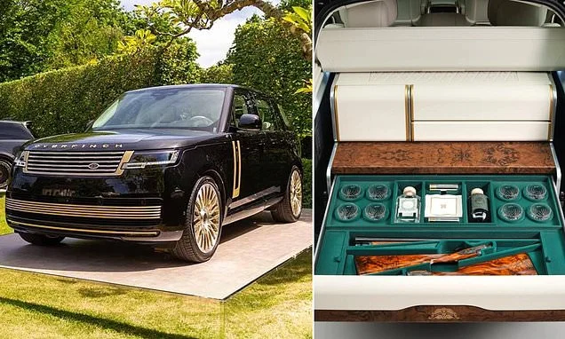 The first £1million Range Rover: Almost half its price is the shotguns in the boot