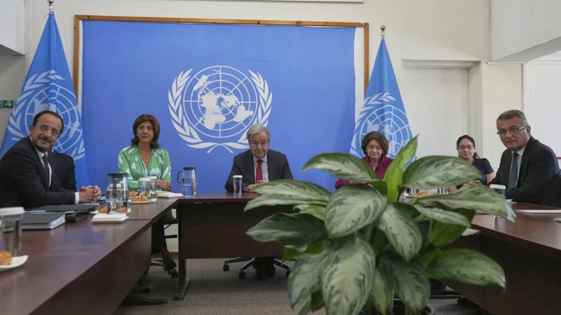 UN chief proposes fresh talks to Cyprus leaders, aiming to end 'frozen conflict'