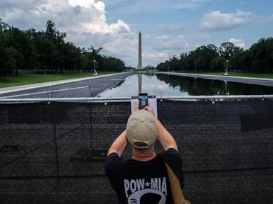 Trump acknowledges 'no video or proof' of alleged vandalism to Reflecting Pool