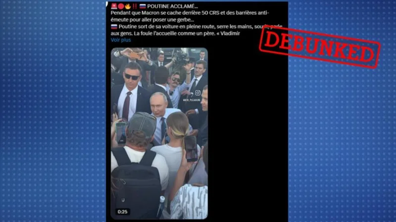 Does Putin travel without security?