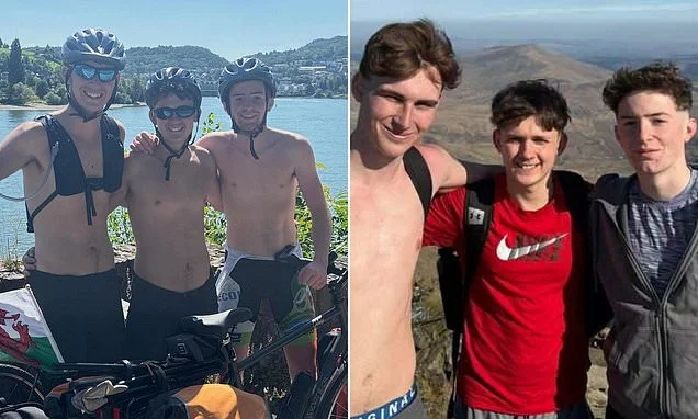 British teenager, 18, is rushed to hospital in China after crash during 6,000-mile charity bike ride with friends